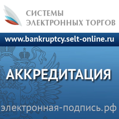 Аккредитация на ЭТП Система электронных торгов (www.bankruptcy.selt-online.ru) в ИнфоСавер