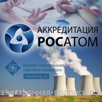Аккредитация в секции «Росатом» ЭТП Росэлторг (www.roseltorg.ru) в ИнфоСавер
