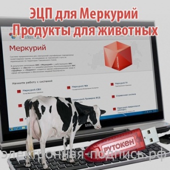 Электронная подпись для Меркурий Продукты для животных в ИнфоСавер